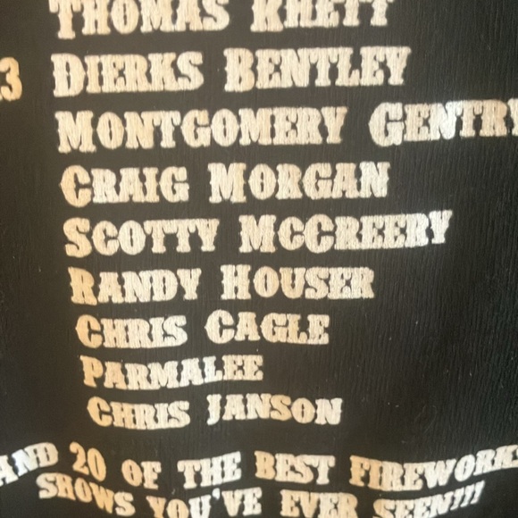 Vintage Country Concert T Shirt. #2. Jam in the Valley size XL - Picture 10 of 11